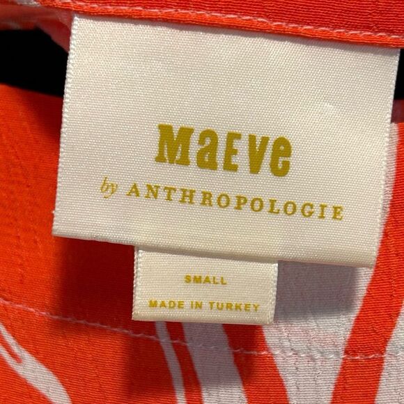 Maeve by Anthroplogie Romina Scarf Printed Top Small EUC - Picture 9 of 9